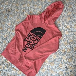 North Face Salmon Hoodie Sweatshirt